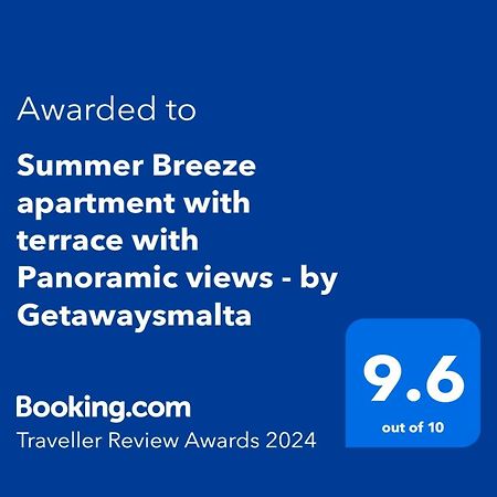 Summer Breeze Apartment With Terrace With Panoramic Views - By Getawaysmalta Mellieħa Exteriér fotografie