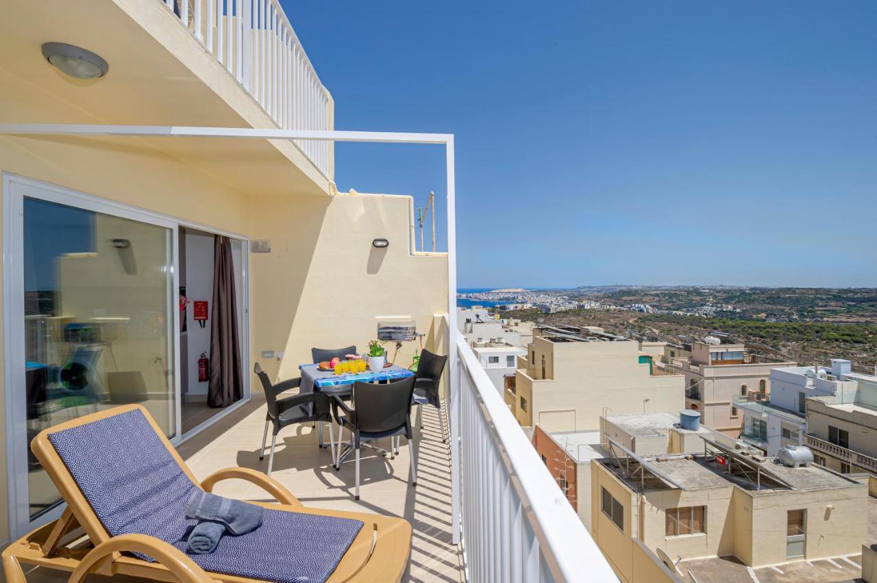 Summer Breeze Apartment With Terrace With Panoramic Views - By Getawaysmalta Mellieħa Exteriér fotografie