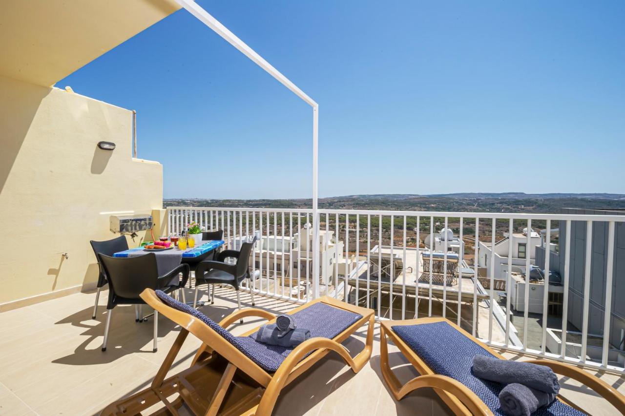 Summer Breeze Apartment With Terrace With Panoramic Views - By Getawaysmalta Mellieħa Exteriér fotografie