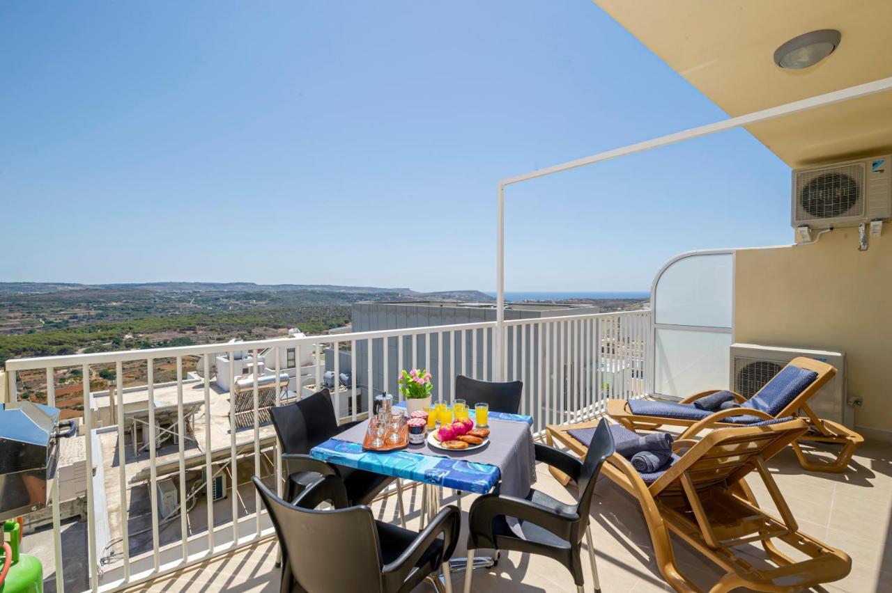 Summer Breeze Apartment With Terrace With Panoramic Views - By Getawaysmalta Mellieħa Exteriér fotografie